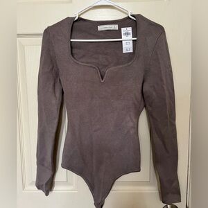NWT Abercrombie Long-sleeve Bodysuit
